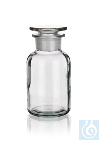 Stopfles, 10000 ml, afm. Ø 227 x H 408 mm, NS 85/55, compleet met glazen stop, Simax®...